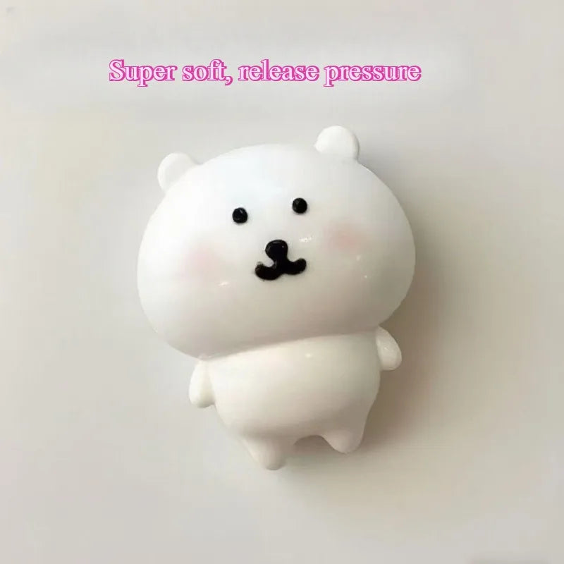 ASuper Soft Super Cute Jellyfish & Bear Squishy, Slow Rising Squeeze Stress Relief Sensory Decompression Novelty Gift for Adults