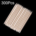 50/600Pcs Nail Orange Wood Sticks Double Head Cuticle Pusher Remover Rhinestone Picking Dotting Pedicure Manicure Care Tools