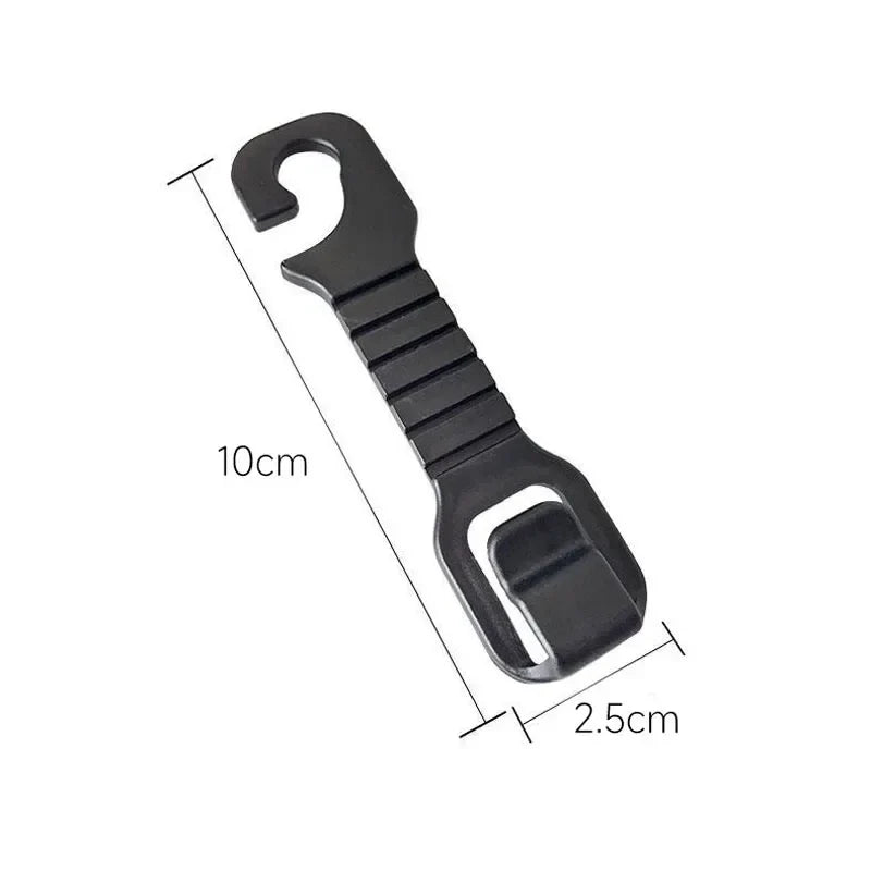 1/2/4Pcs Car Seat Back Hook Universal Car Seat Headrest Hook Organizer Holder Adjustable Storage Hanger Car Interior Accessories
