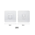 Double-Sided Adhesive Wall Hooks Hanger Strong Transparent Hooks Suction Cup Sucker Wall Storage Holder For Kitchen Bathroom