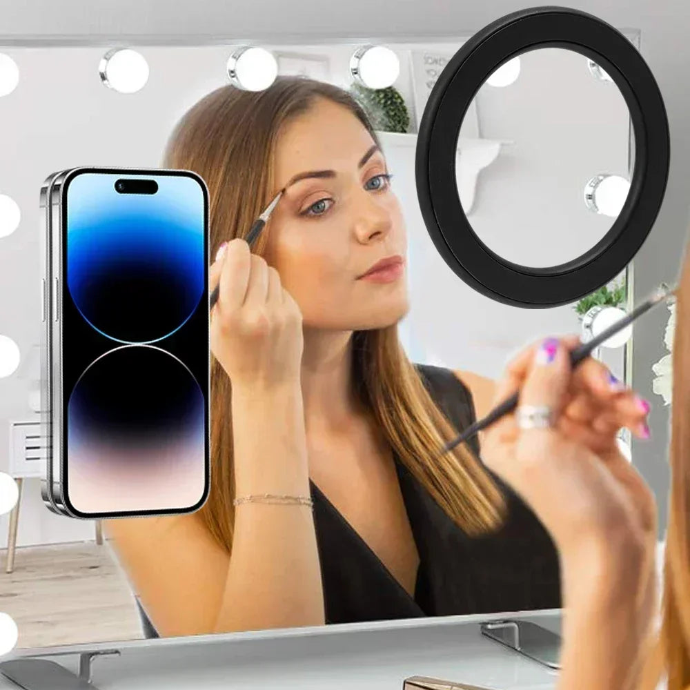 For MagSafe Magnetic Ring Holder Adhesive Strong Magnet Cellphone Wall Mount Mobile Phone Tablet Stand for IPhone 15 Pro IPad