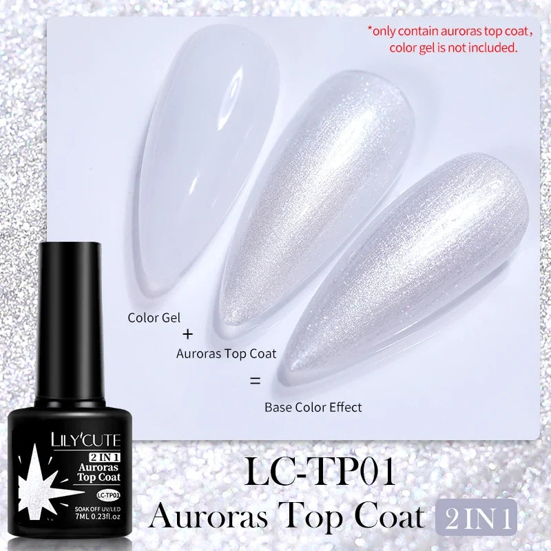 LILYCUTE Milky White Gold Sequins Quick Extension Rubber Base Gel Nail Polish Glitter Extend Construct Hard Gel Nail Art Varnish