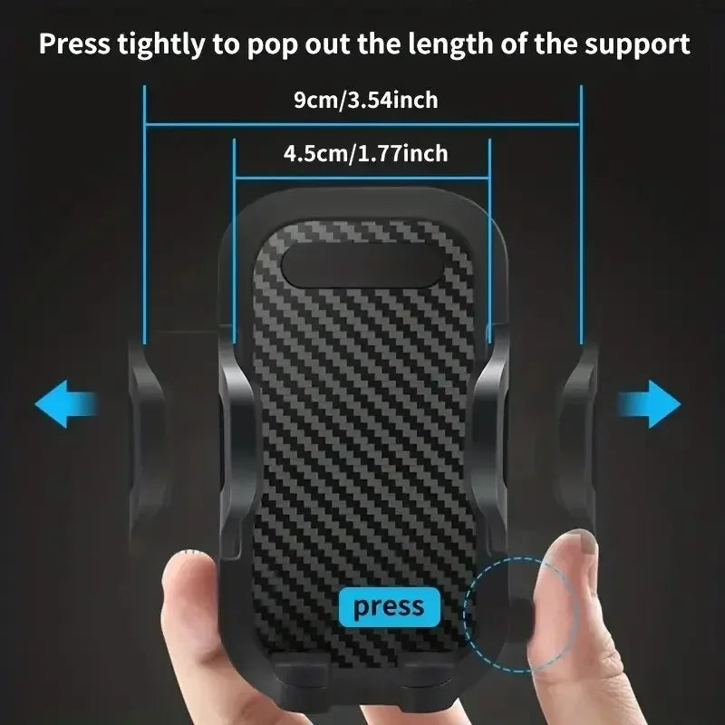 360° Rotatable Car Phone Mount Strong Suction Cup Windshield & Air Vent Phone Holder Stable Anti-Shake Cellphone Stand for Car