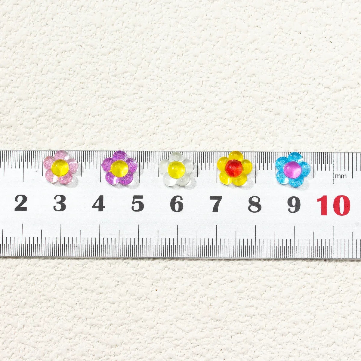 20pcs Ice Transparent Flower Nail Art Charms 3D Japanese Sun Petal Nail Rhinestones Decorations DIY Manicure Kawaii Accessories