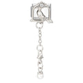 2026 Wholesale Love Heart Lock Bright Zircon Long Pendant Italian Charm Links Fit 9mm Stainless Steel Bracelet DIY Making Gifts