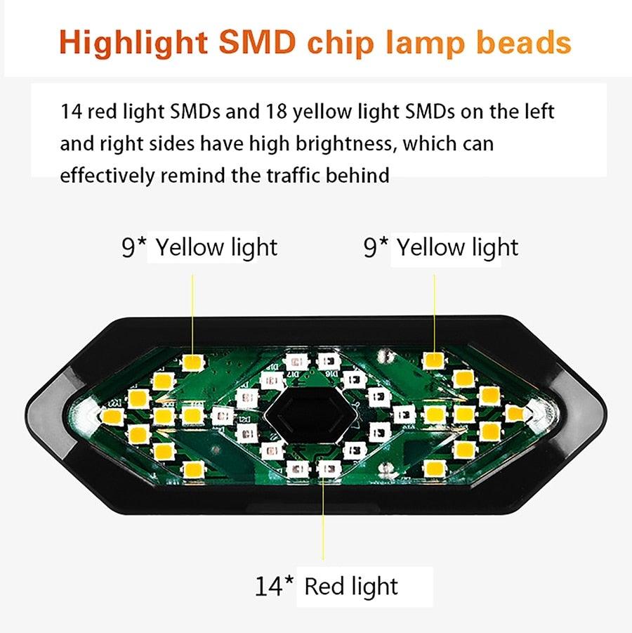 Auto-Sensing Bicycle Light Waterproof Bike Taillight LED USB Rechargable Safety Back Light Riding Warning Saddle Bike Rear Light Waterproof Bike Headlight Taillight LED Light Modes Bike Lights For Night Riding