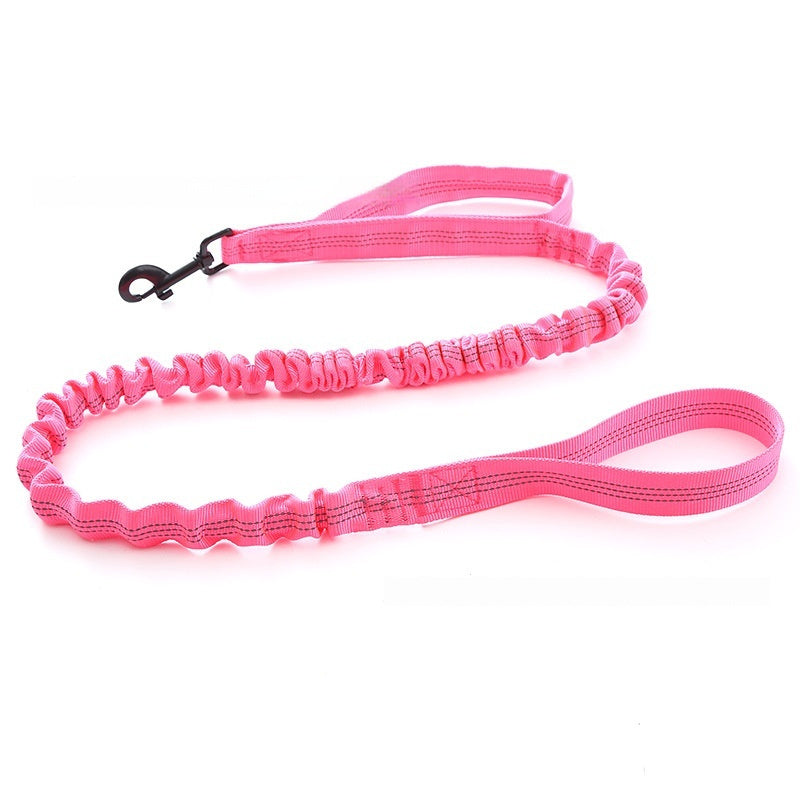 Dog Retractable Elastic Reflective Hand Holding Rope