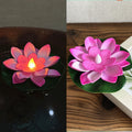 Floating Water Induction Lotus Colorful Waterproof Small Night Lamp