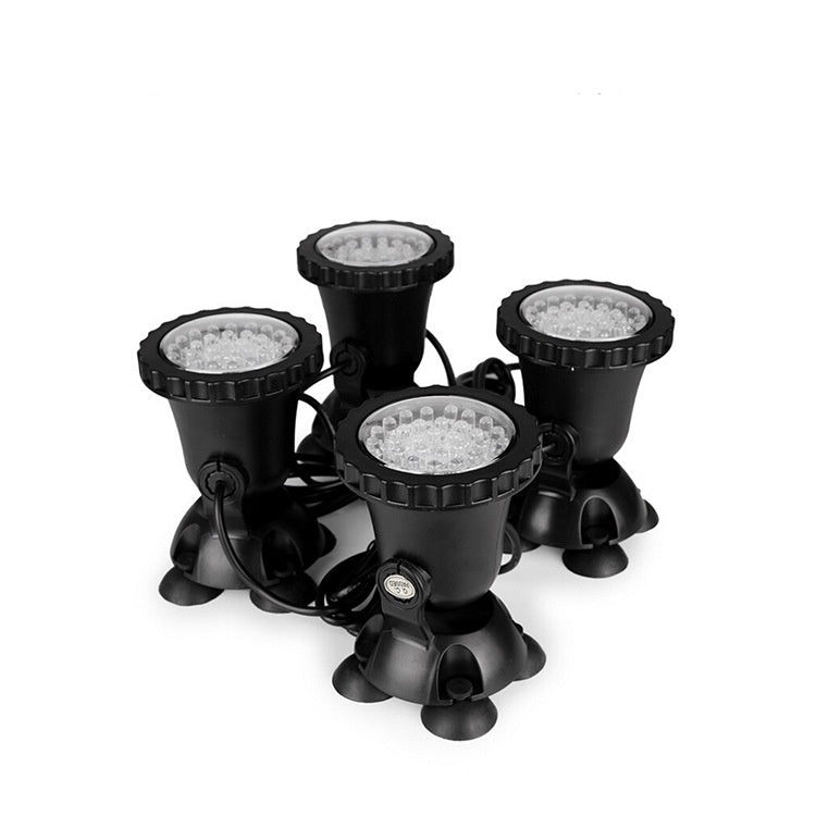 Color LED fish cylinder lamp LED dive lamp mountain lamp pool lamp diving fish tank shooting four