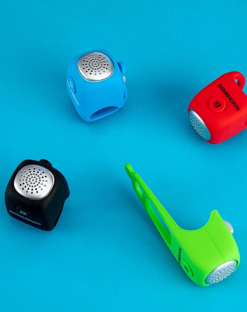 Electric Cycling Bell 90 dB Horn Rainproof  Bicycle Handlebar Silica Gel Shell Ring Bike Bell Bicycle Accessories Electric Cycling Bells Water-Resistant Cycling Bells Horn Loud Bicycle Horns Bicycle Accessories