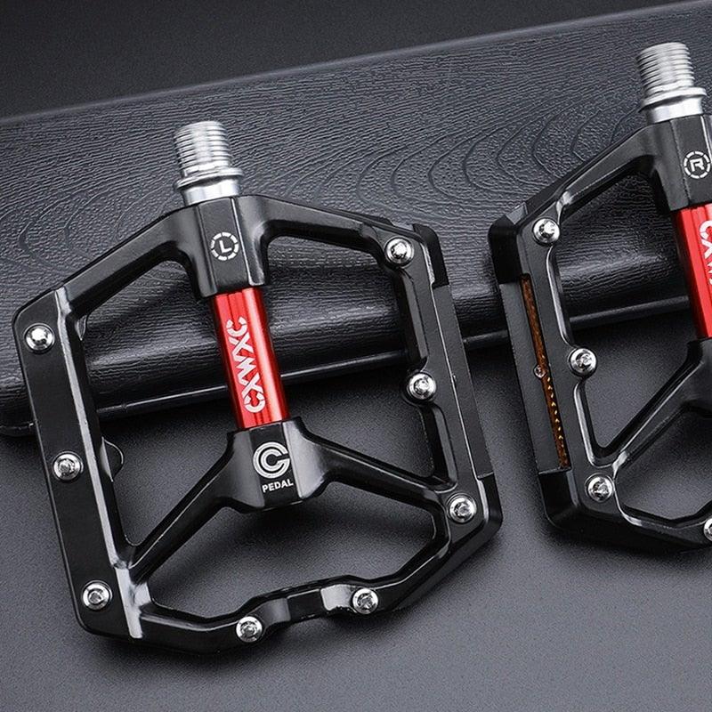 Pedals Flat Sealed Bearings Pedals For Bicycle Mountain Bike Pedals Platform Ultra Light Wide Aluminum Bicycle Pedal Mountain Bike Pedals Aluminum Bicycle Flat Platform Pedals Lightweight Non-Slip Sealed Bearing For Road Mountain