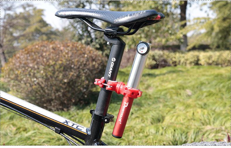 Bicycle Light Bracket Bike Lamp Holder LED Headlight Pump Stand Quick Release Mount 360 Degree Rotatable Universal Flashlight Mount Holder Mount Bicycle Mounting Bracket Flashlight Holder