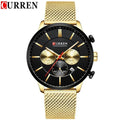 Unisex Elegant  Stainless Steel Watch With  Chronometer And Date Display Excellent Design Perfect Gift