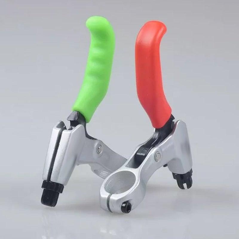 Silicone Bicycle Lever Grips Protectors Anti-Skid Bike Brake Lever Handle Bike Silicone Brake Cover Protector Silicone Grips Anti-Slip Waterproof Protector Cycling Accessory