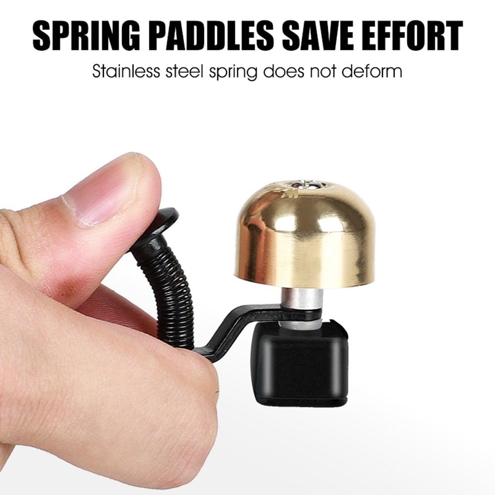 Small Bicycle Bell Mountain Road Bike Horn Sound Alarm Motor Riding Safety Ring Cycling Accessories Bike Bell Classic Bicycle Bell For Bike Ring Bell With Loud Sound Bells For Road Mountain Bike Handlebars Adults
