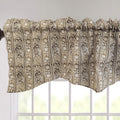 DaDa Bedding Moroccan Paisley Filigree Floral Window Curtain Valance - 18" x 52" (JHW-885)
